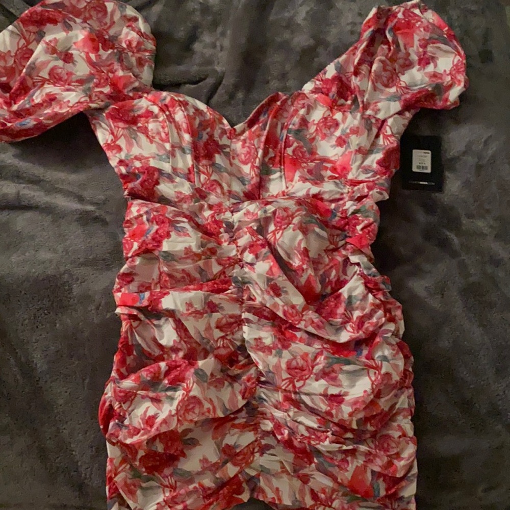 Pink and white adorable summer dress